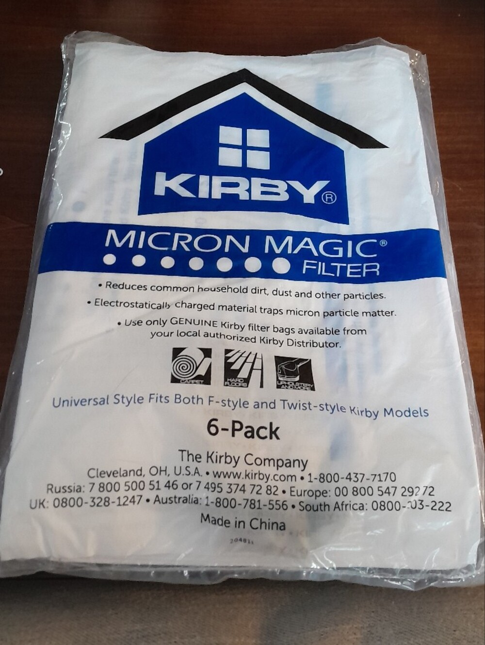 Kirby Micron Magic Vacuum Filters & Belts - White